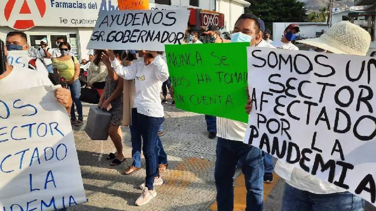 Protesta salones de fiestas